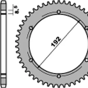 Must-Have PBR rozeta 223 54 F HUSQVARNA WR 250 '83-'84, WR/CR 250 '80, WR 350 '81-'88, WR/CR 400 '81-'89, CR 400/430 '81-'83 (JTR223.54) (ŁAŃC. 520) (MADE IN ITALY)